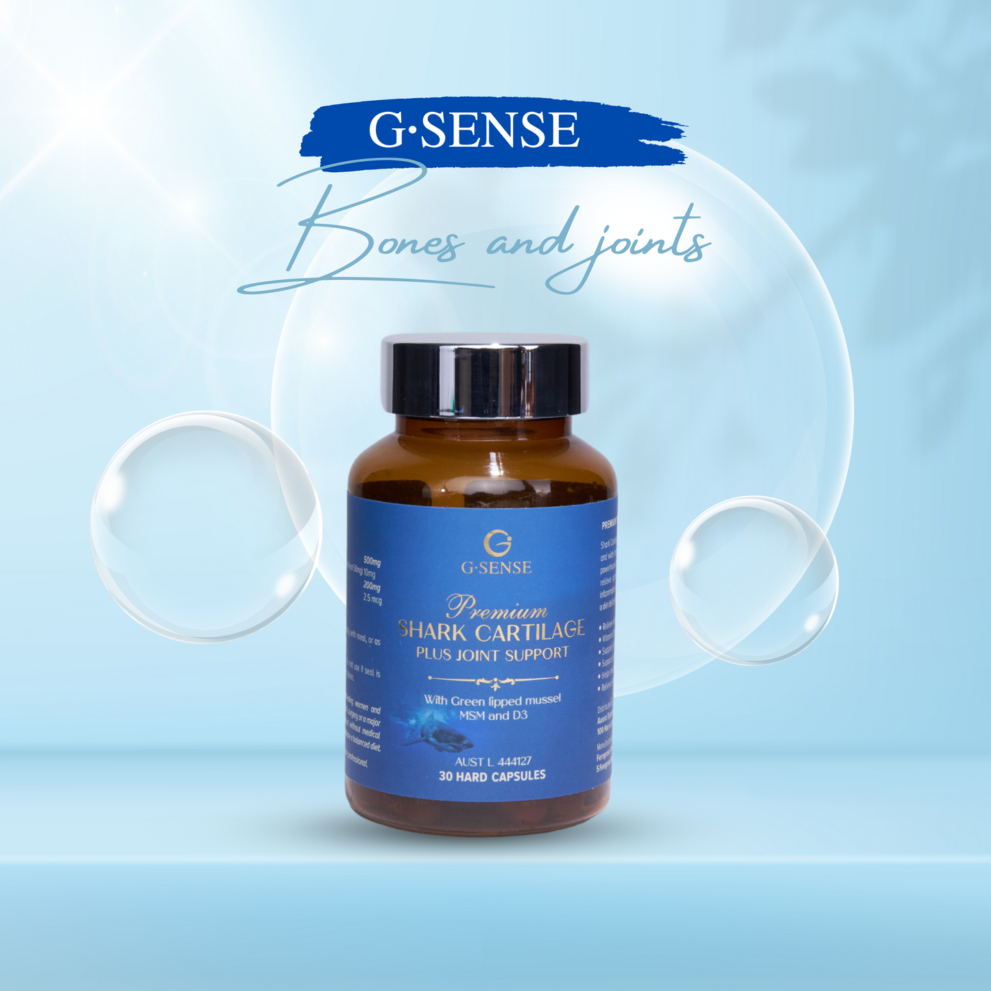 G.SENSE Premium Shark Cartilage Plus Joint Support